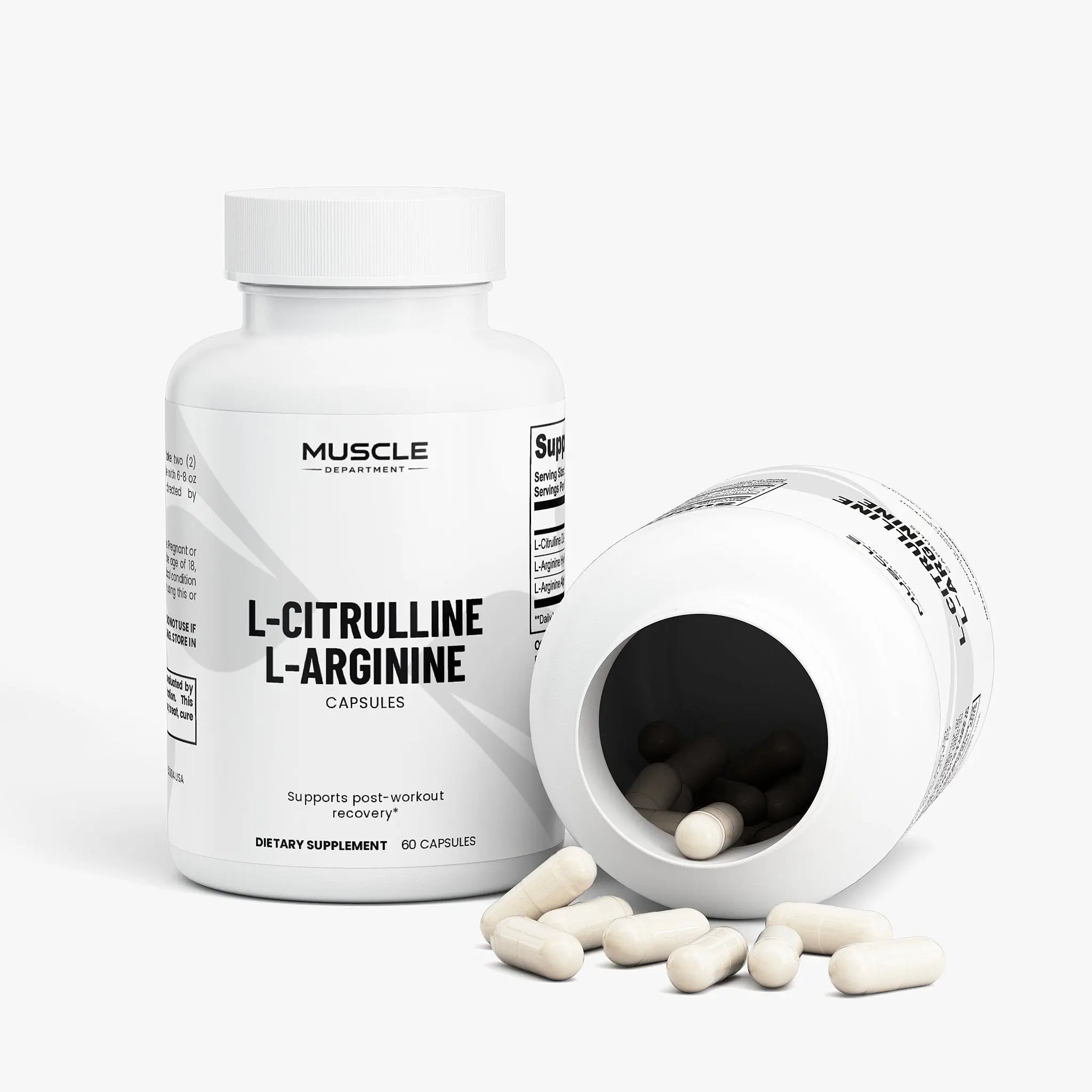 L-Citrulline & L-Arginine Amino Acid Capsules Muscle Department