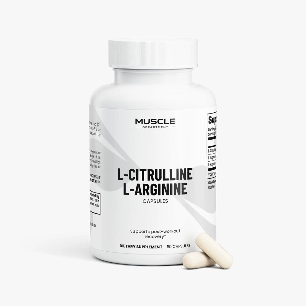 L-Citrulline & L-Arginine Amino Acid Capsules Muscle Department