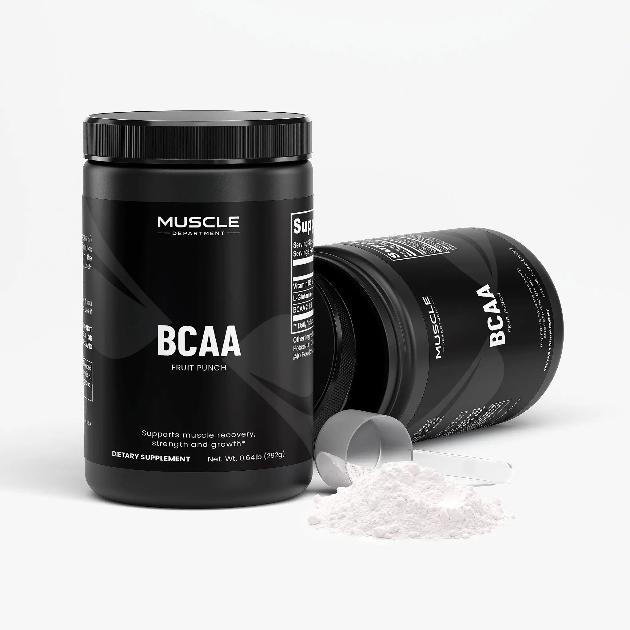 BCAA & Glutamine Powder (Fruit Punch) Muscle Department