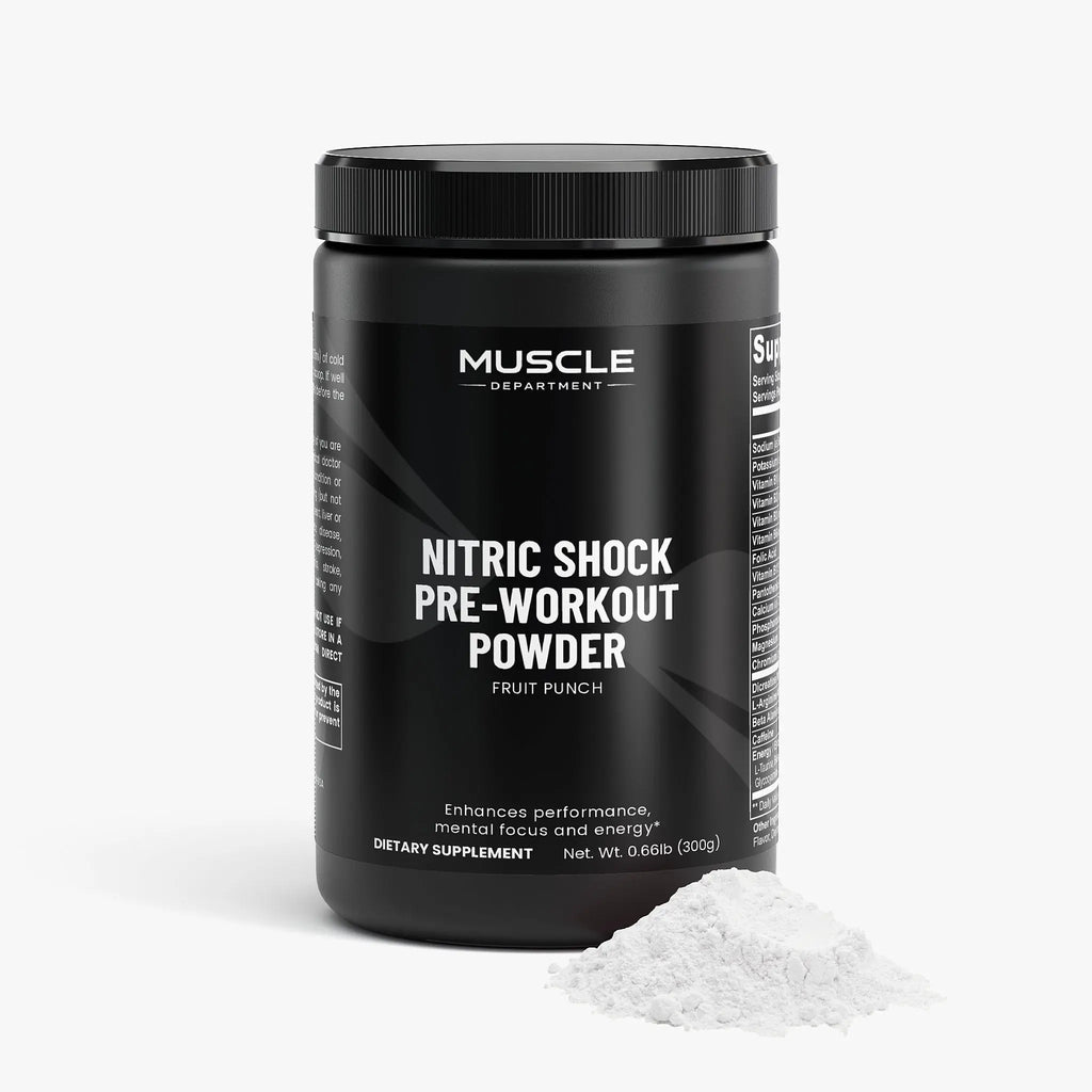 Caffeine, L-Arginine, Beta-Alanine & L-Citrulline Powder (Fruit Punch) Muscle Department