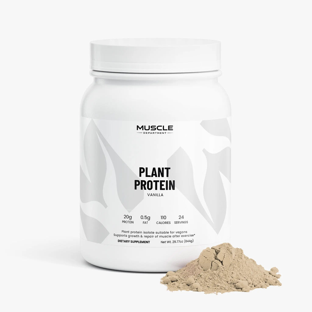 Plant-Based Protein Powder (Vanilla) Muscle Department
