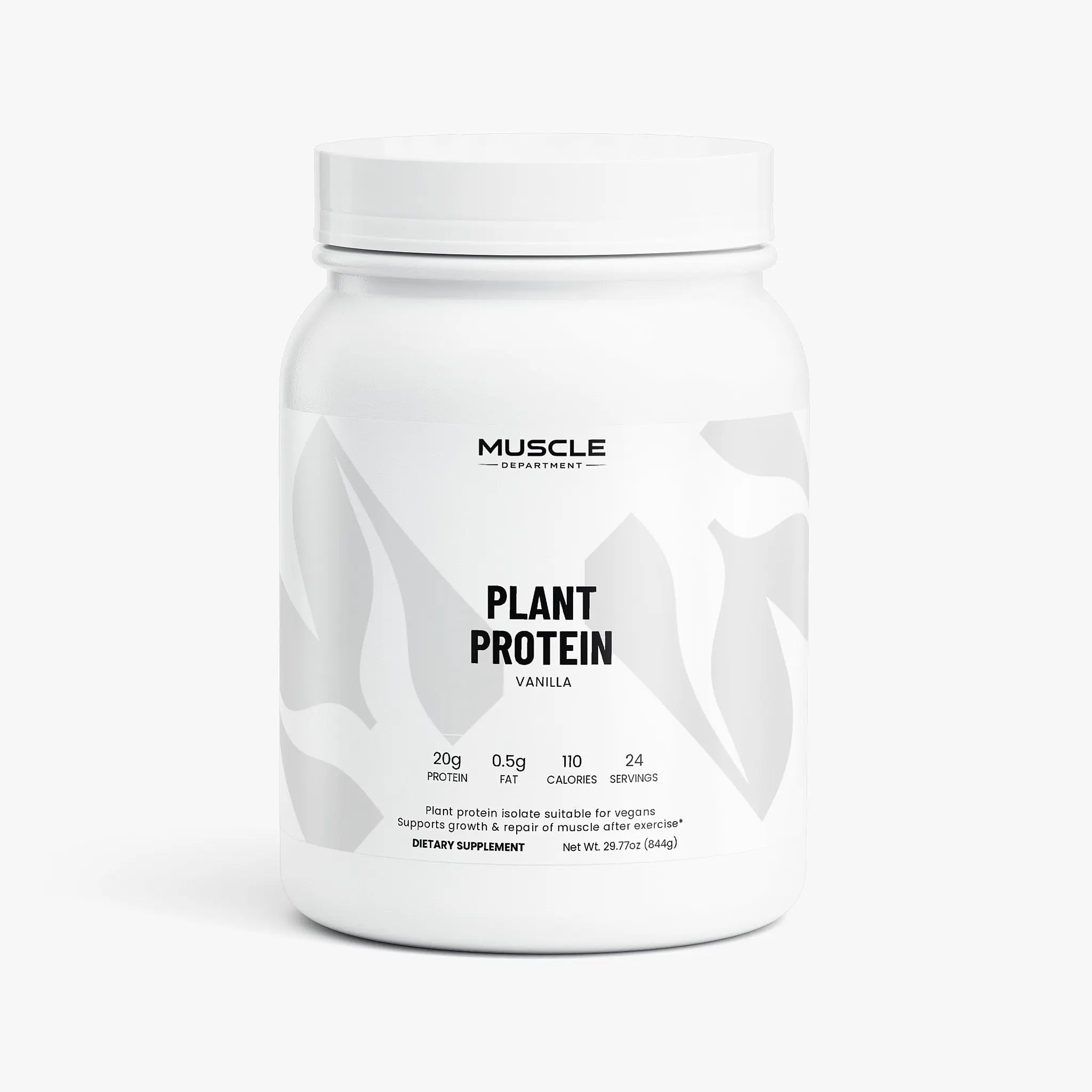 Plant-Based Protein Powder (Vanilla) Muscle Department