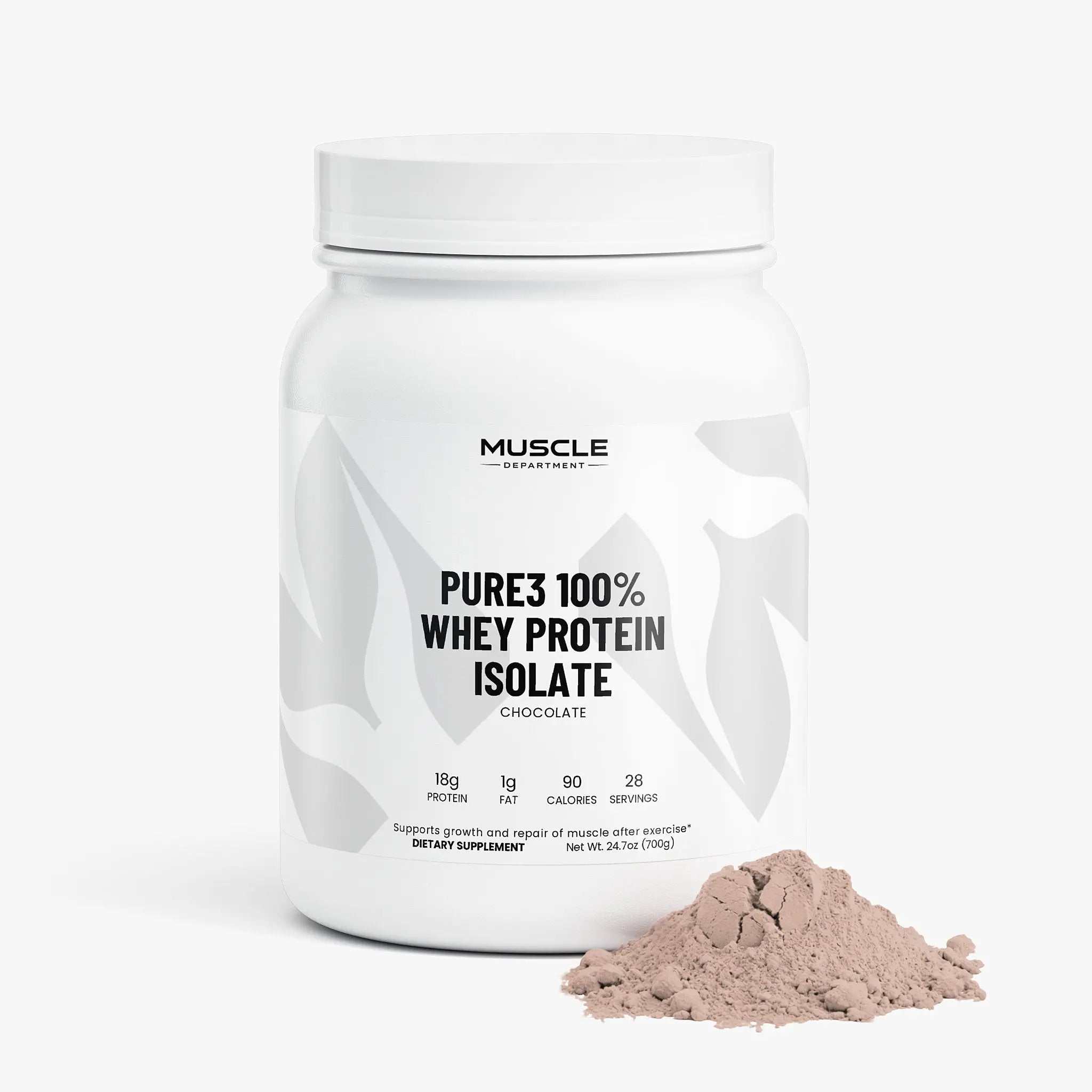 Pure3 Whey Protein Isolate (Chocolate) Muscle Department