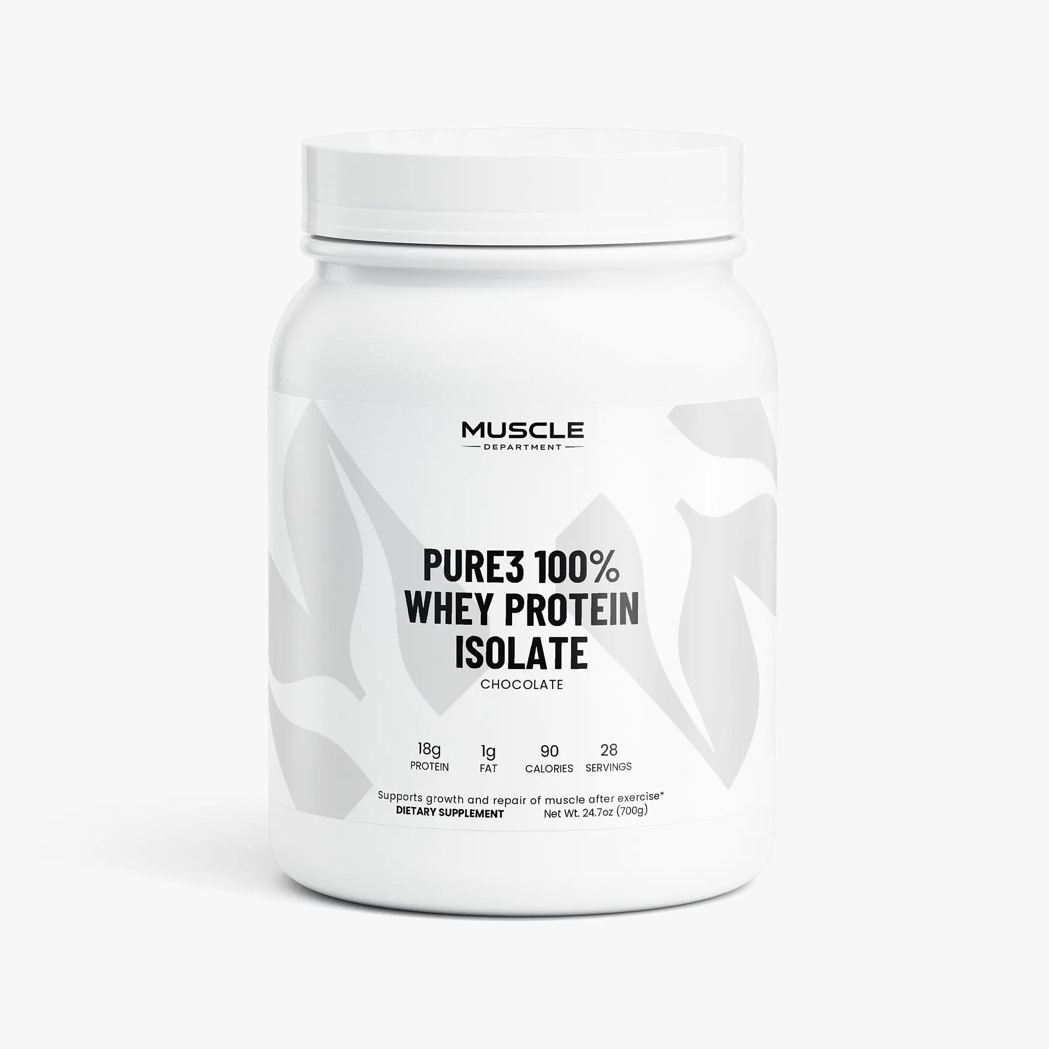 Pure3 Whey Protein Isolate (Chocolate) Muscle Department