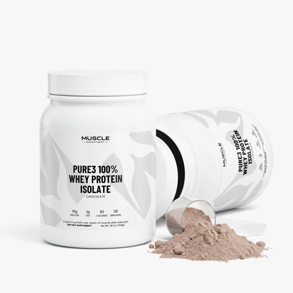 Pure3 Whey Protein Isolate (Chocolate) Muscle Department