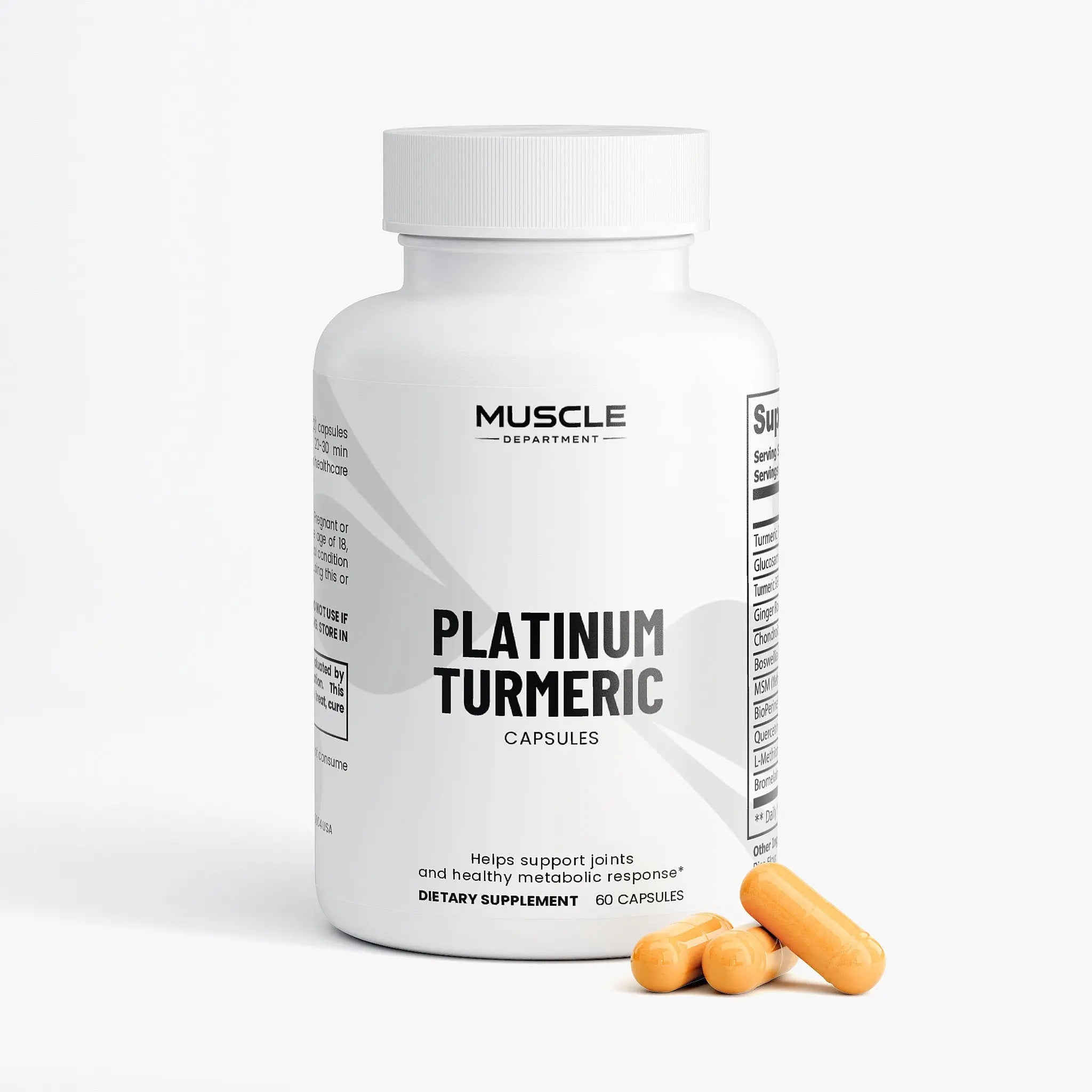Turmeric Capsules Muscle Department