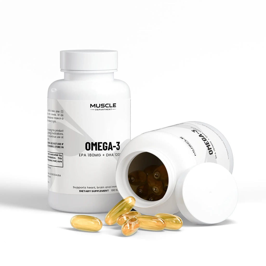 Omega-3 Fish Oil Softgels Muscle Department