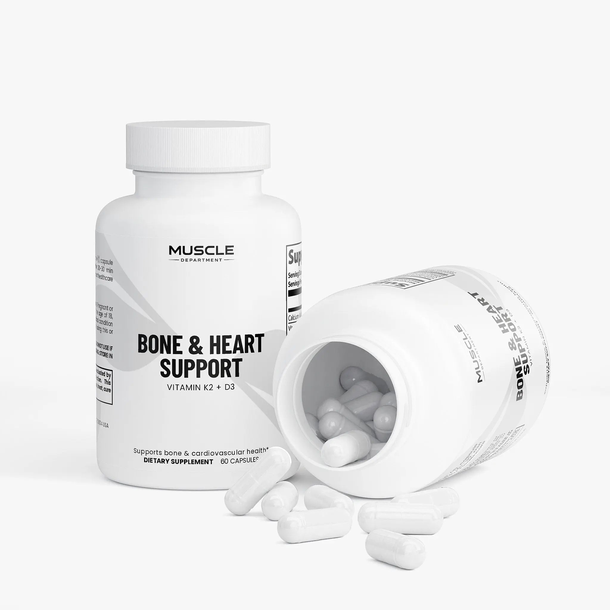 Vitamin D3 + K2 with Calcium & Bioperine Muscle Department