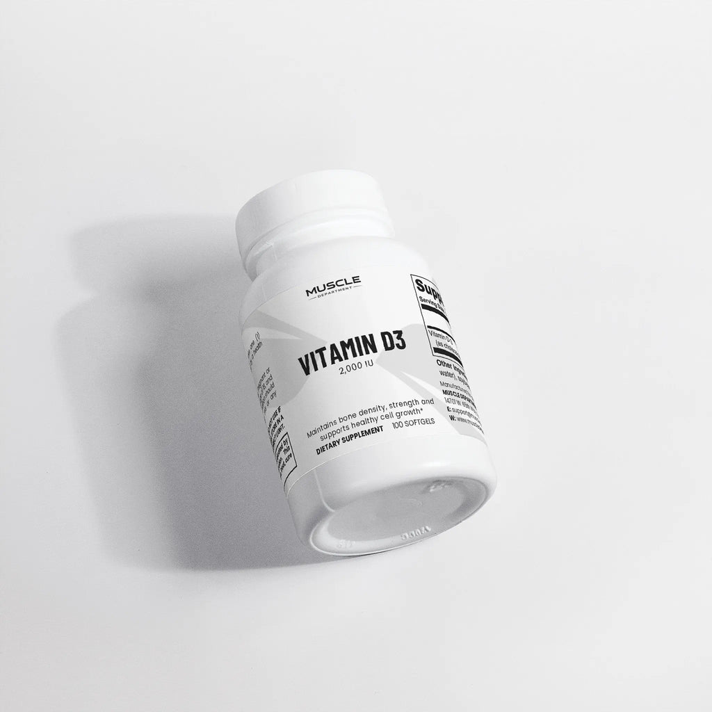Vitamin D3 Softgels (2,000 IU) Muscle Department