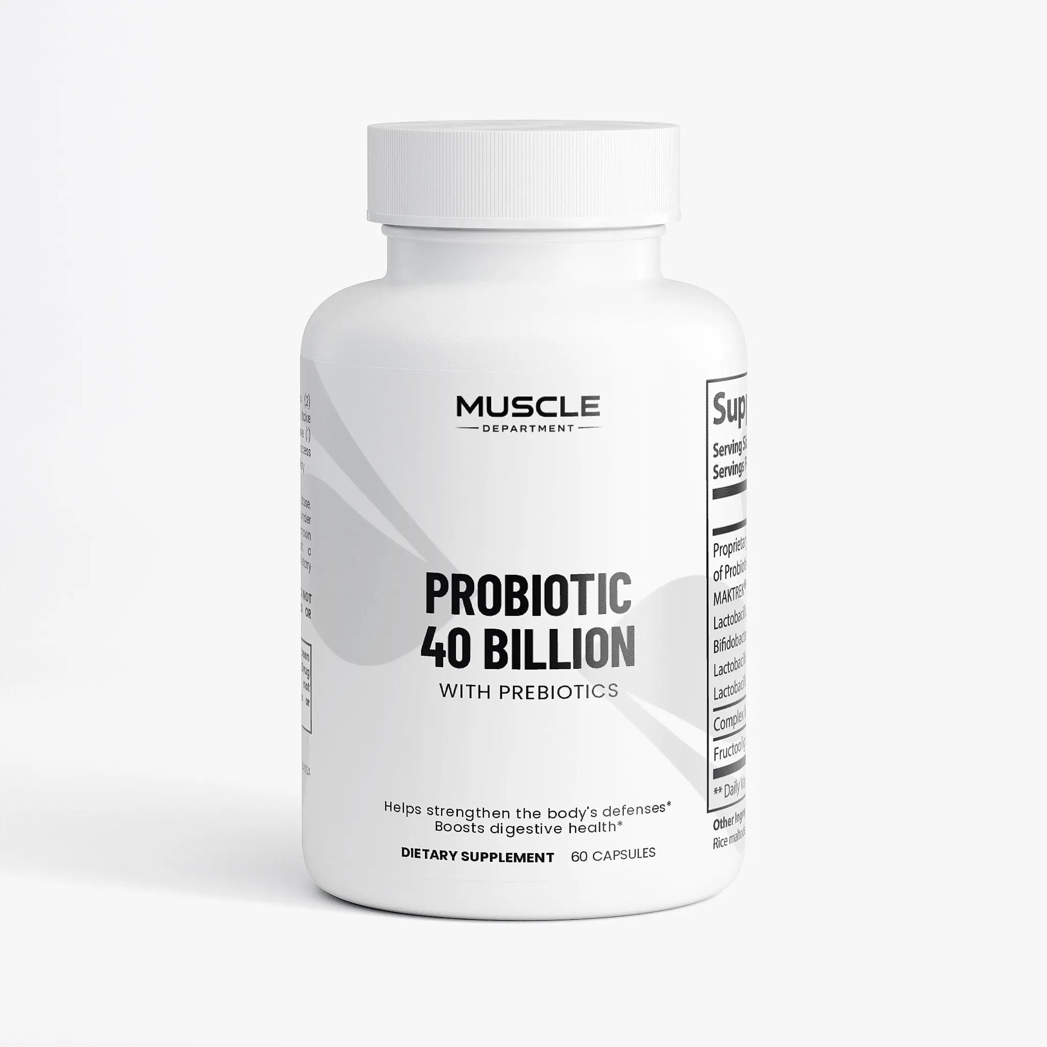 Probiotic 40 Billion CFU with Prebiotics Muscle Department