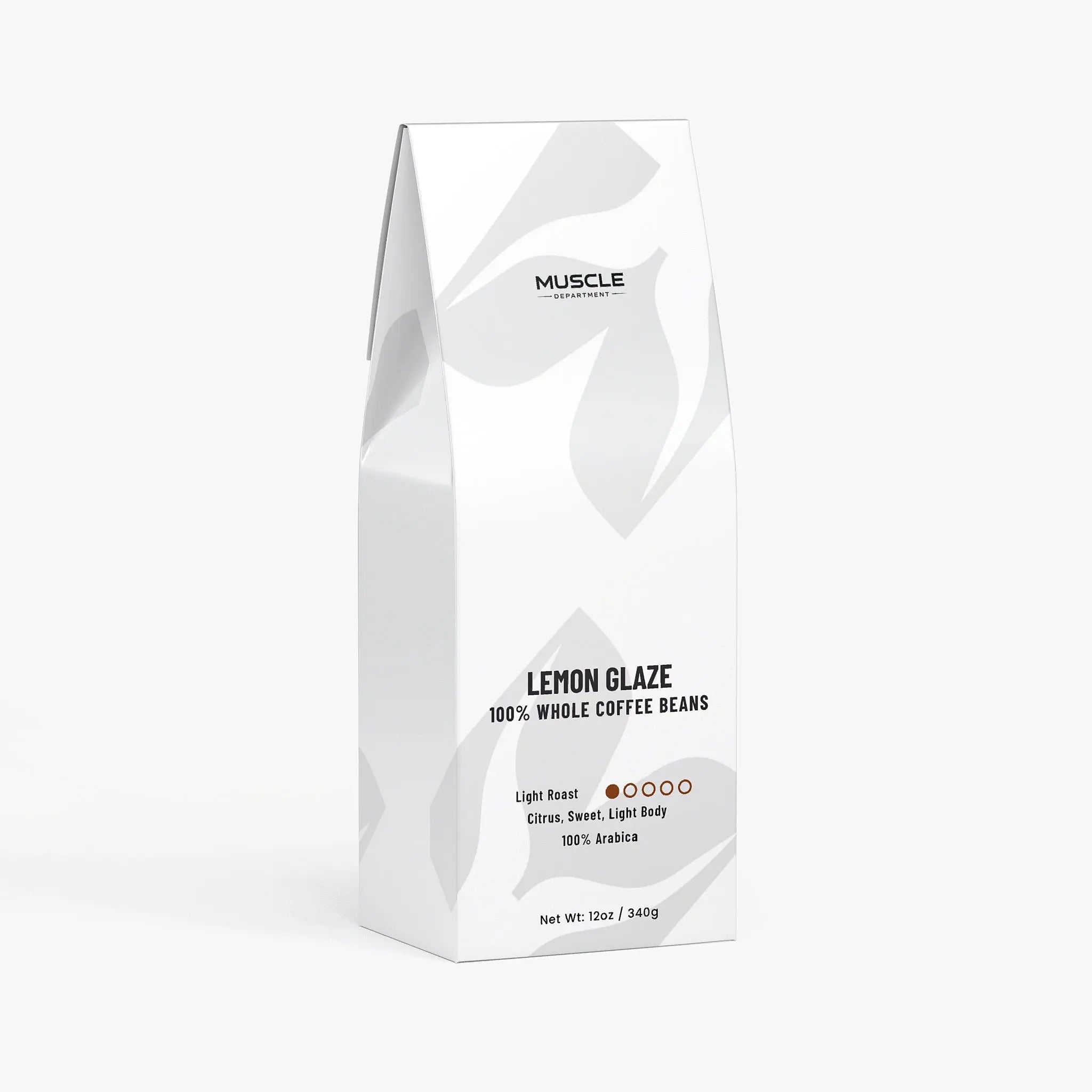 Lemon Glaze Light Roast Whole Bean Coffee Muscle Department