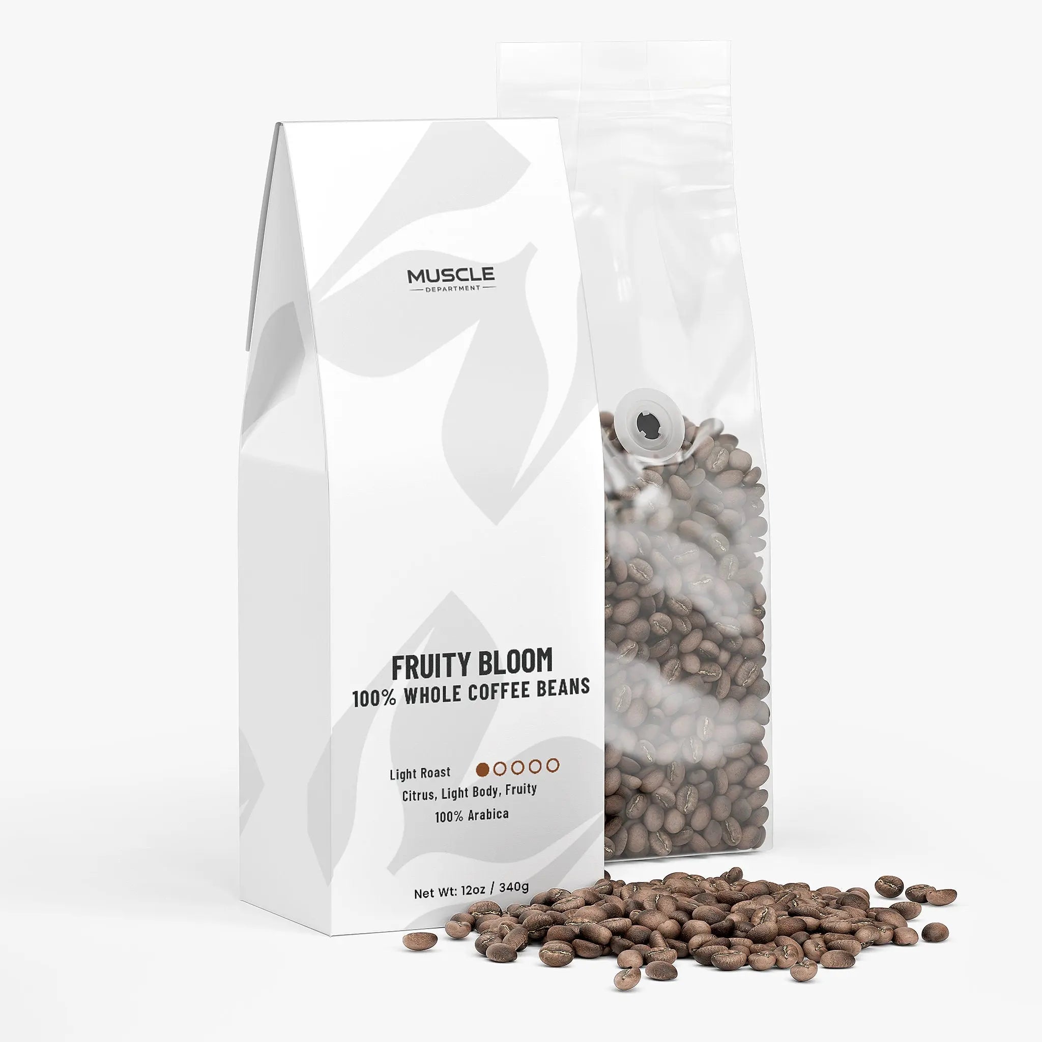 Fruity Bloom Light Roast Whole Bean Coffee Muscle Department