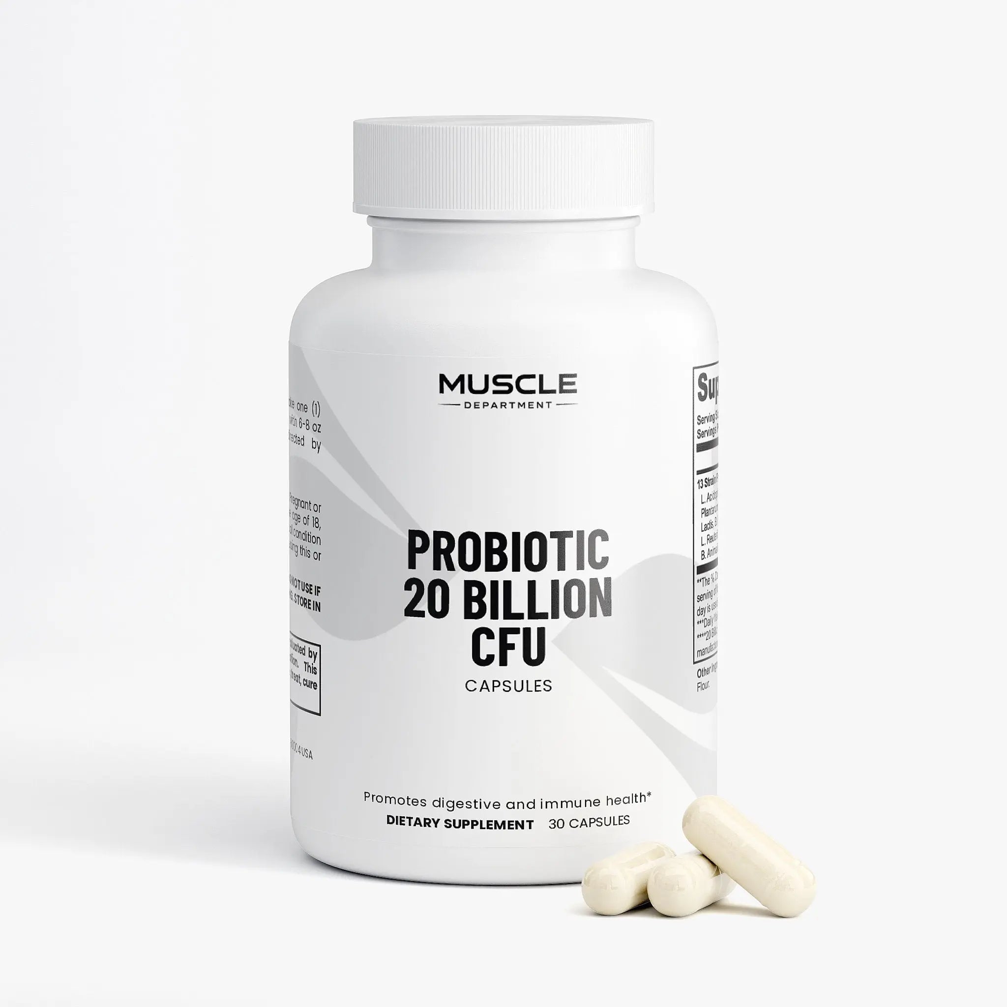 Probiotics 20 Billion CFU Capsules Muscle Department