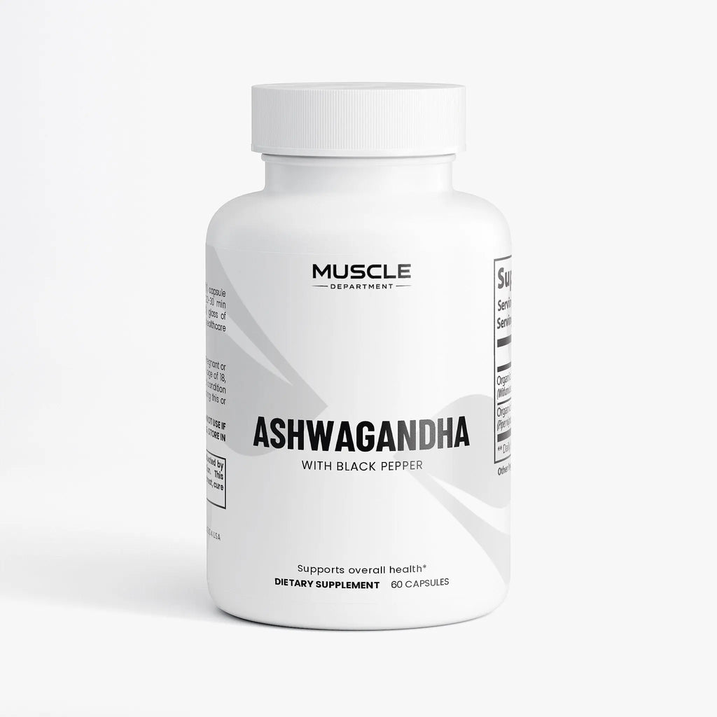 Organic Ashwagandha with Black Pepper Muscle Department