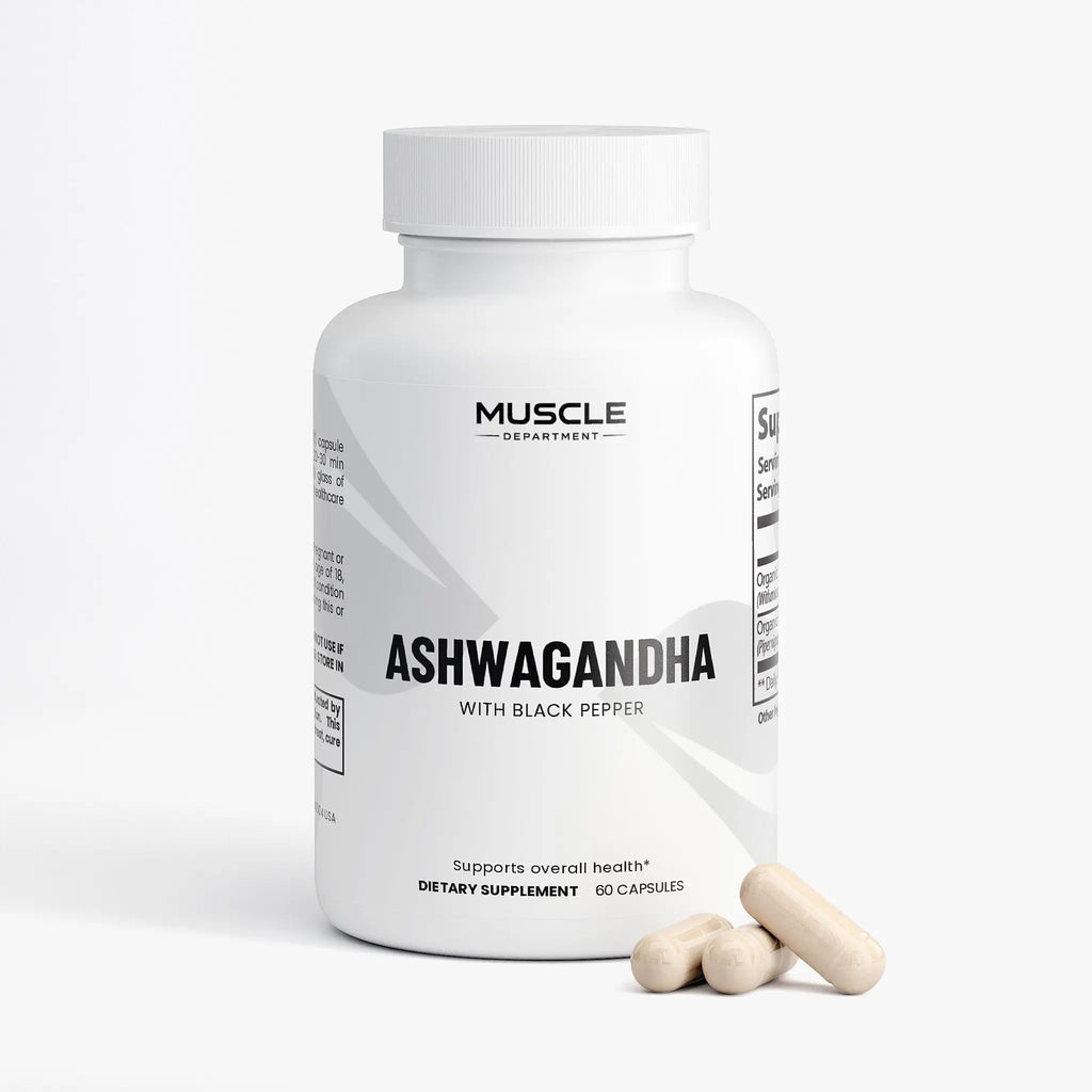 Organic Ashwagandha with Black Pepper Muscle Department