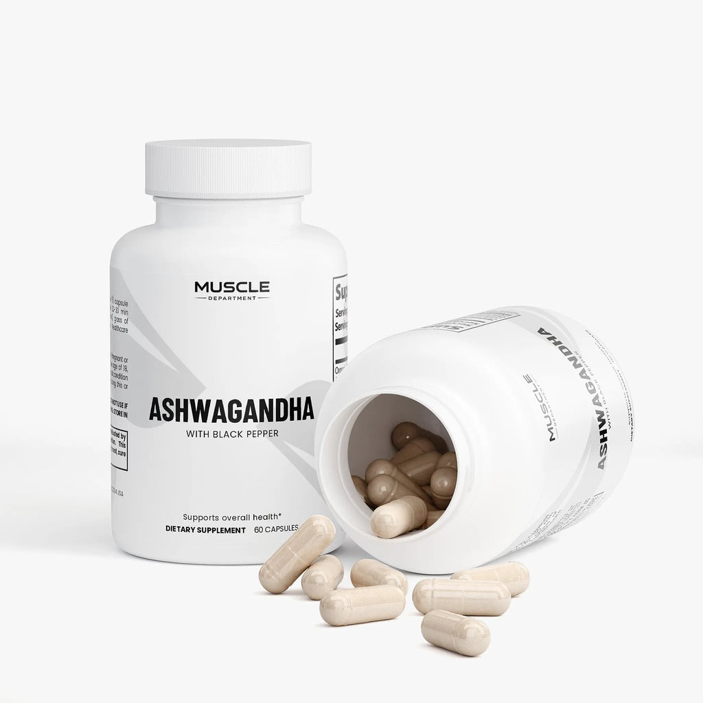 Organic Ashwagandha with Black Pepper Muscle Department