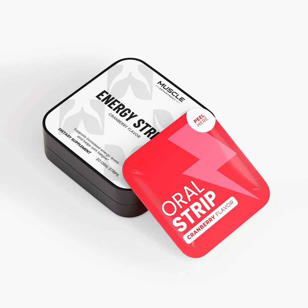 Caffeine L-Theanine & Vitamin B12 Oral Strips Muscle Department