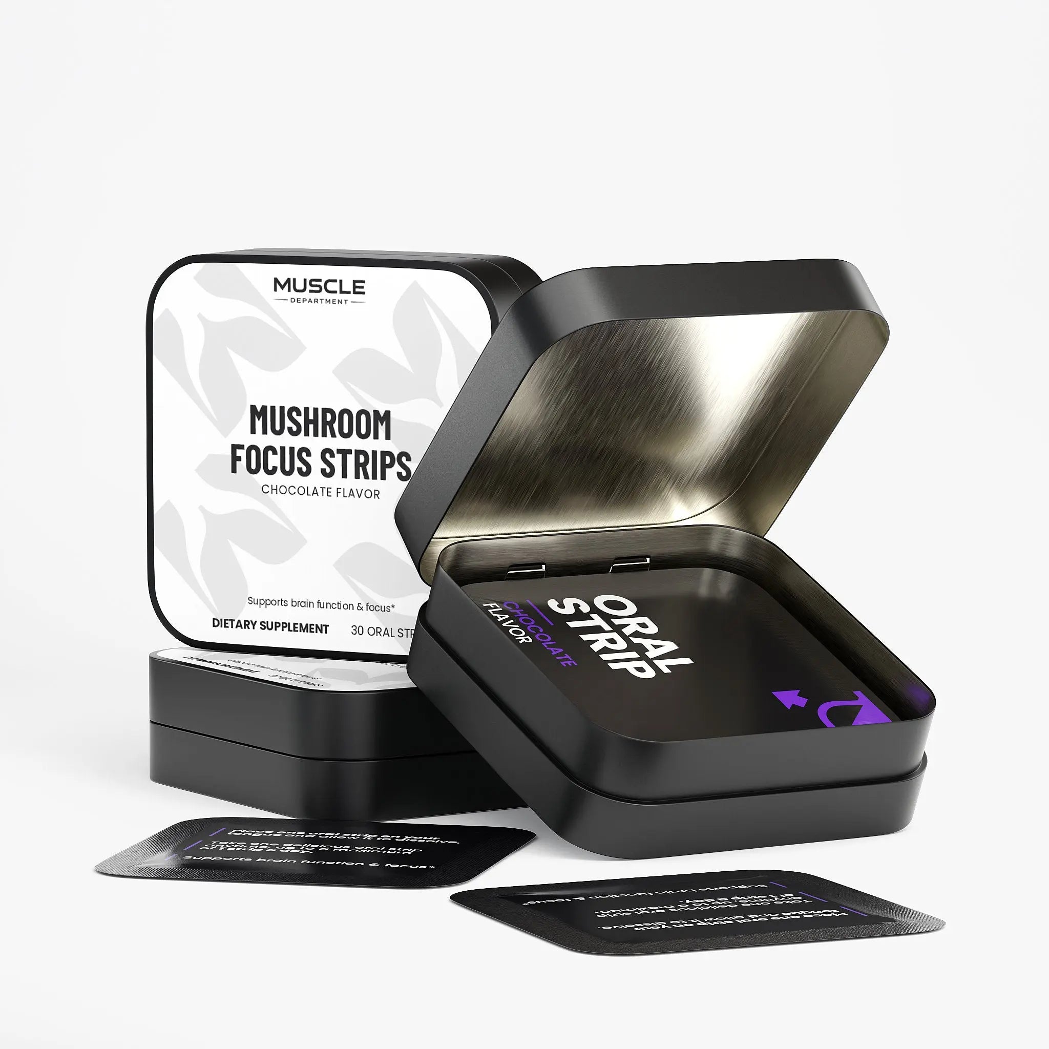 Mushroom Extract Botanical Oral Strips Muscle Department
