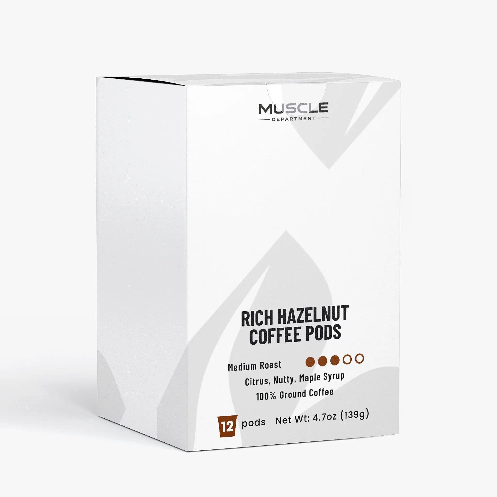 Rich Hazelnut Medium Roast Coffee Pods Muscle Department