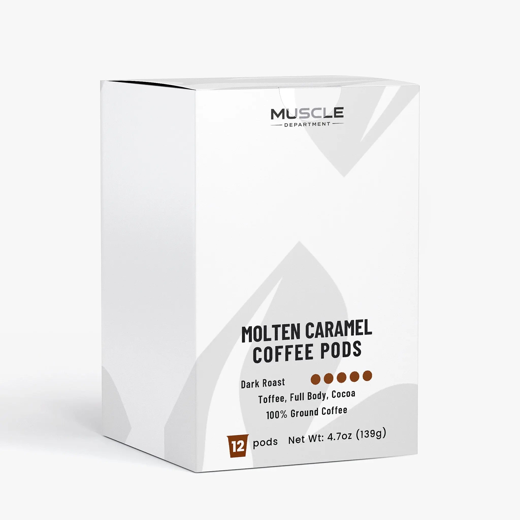 Molten Caramel Dark Roast Coffee Pods Muscle Department