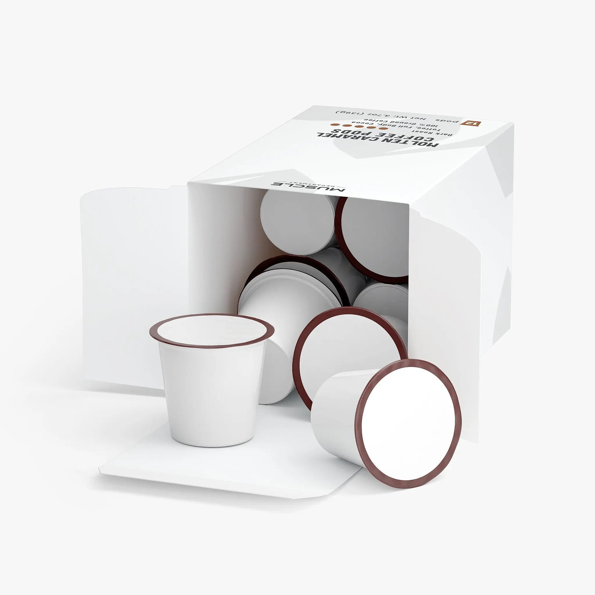 Molten Caramel Dark Roast Coffee Pods Muscle Department