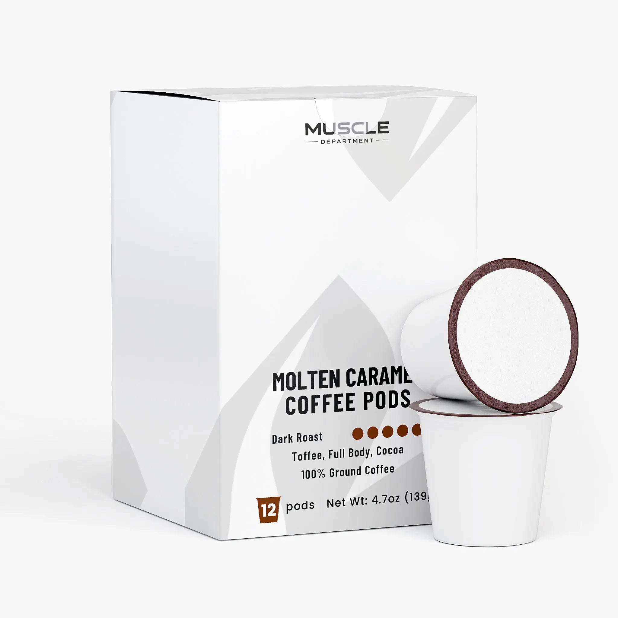 Molten Caramel Dark Roast Coffee Pods Muscle Department