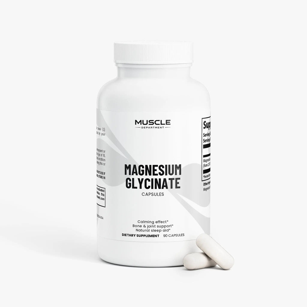 Magnesium Glycinate Capsules Muscle Department