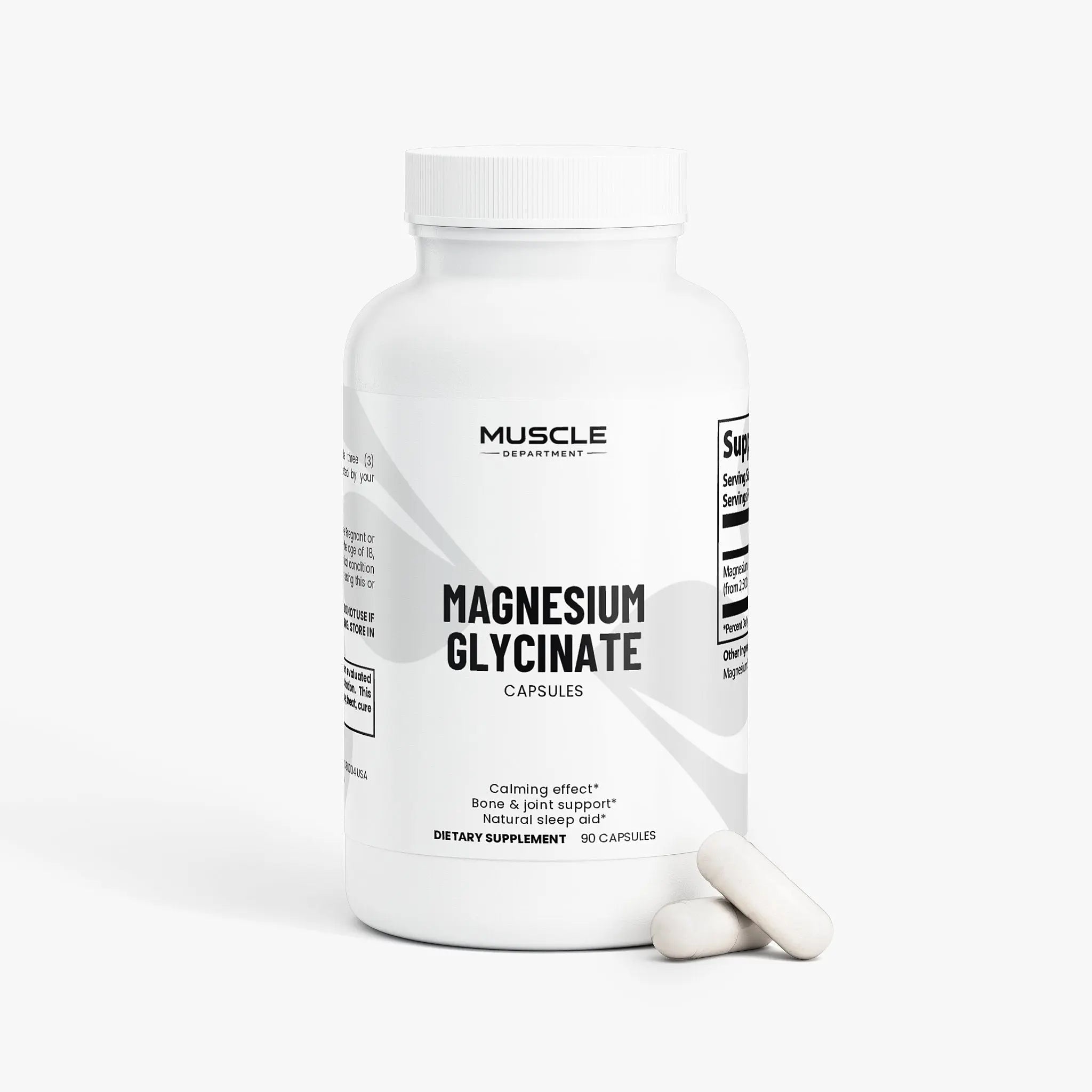 Magnesium Glycinate Capsules Muscle Department