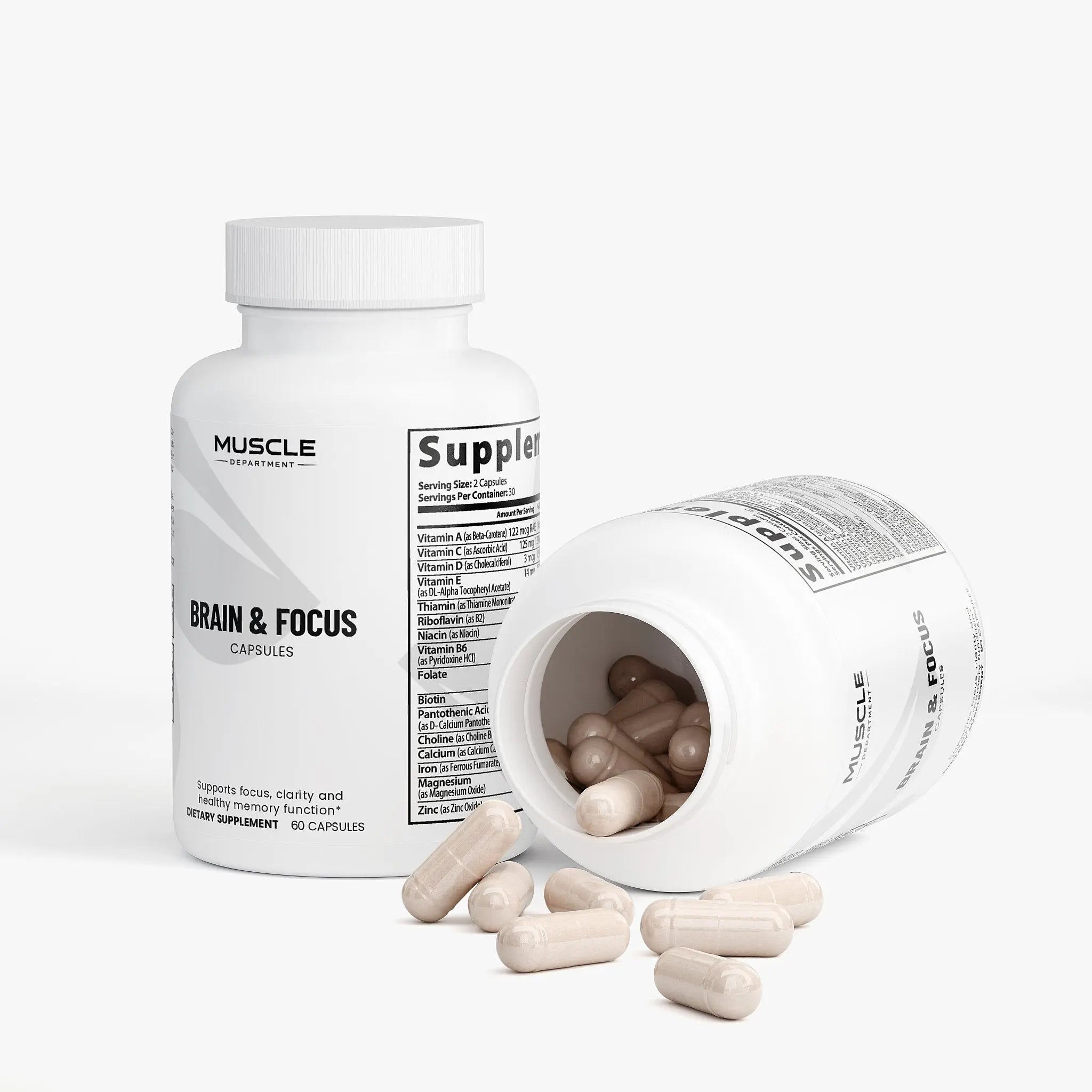 Vitamin B, Huperzine A & Bacopa Botanical Blend Muscle Department