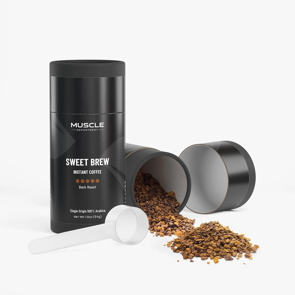 Sweet Brew Instant Dark Roast Coffee Muscle Department