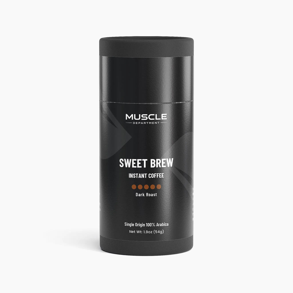 Sweet Brew Instant Dark Roast Coffee Muscle Department