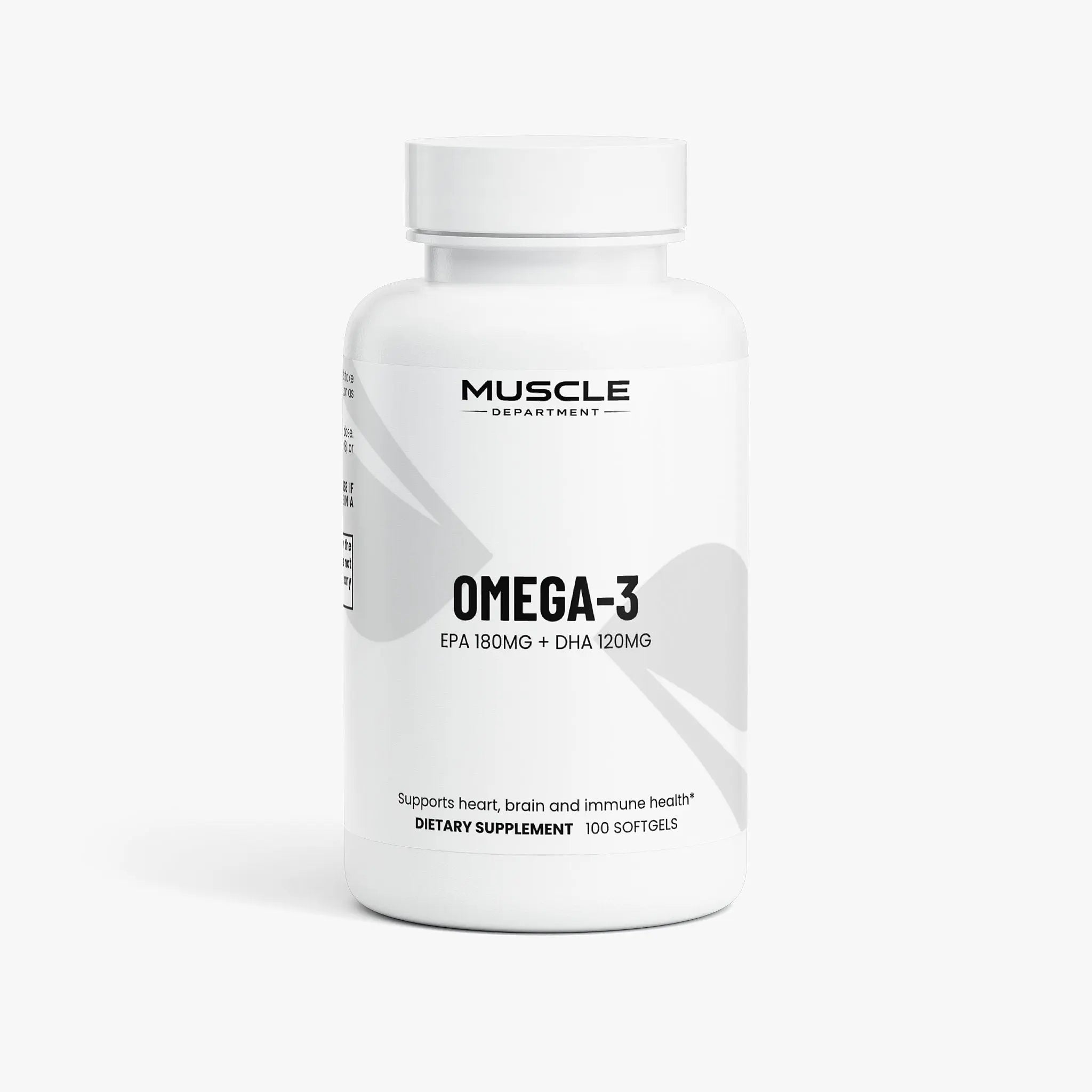 Omega-3 Fish Oil Softgels  Muscle Department