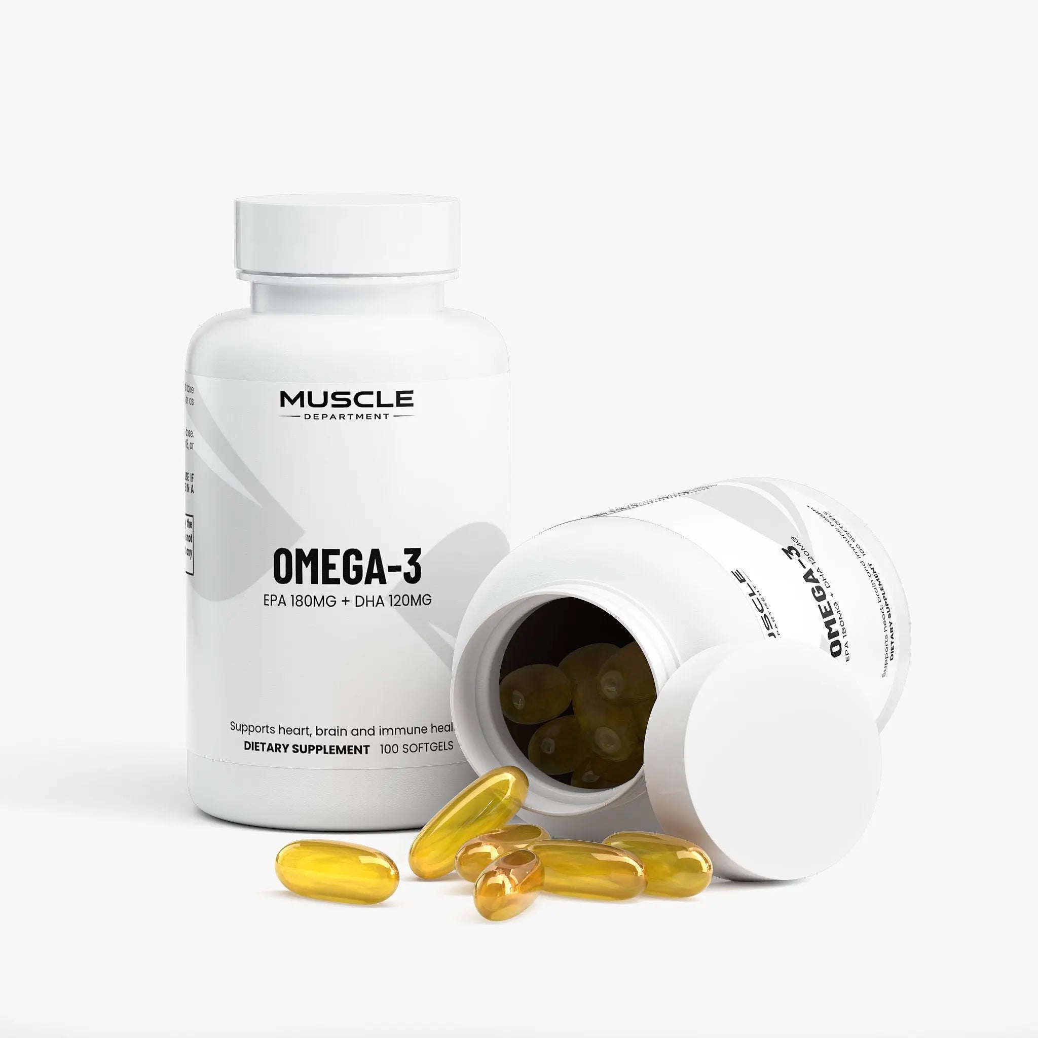 Omega-3 Fish Oil Softgels  Muscle Department