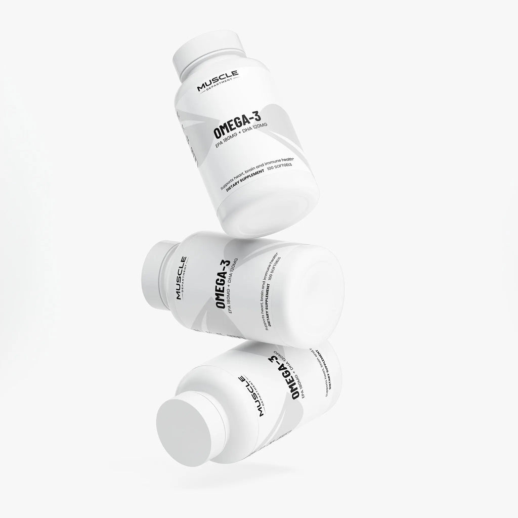 Omega-3 Fish Oil Softgels  Muscle Department