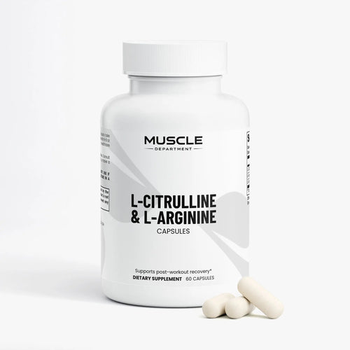 L-Citrulline & L-Arginine Amino Acid Capsules  Muscle Department