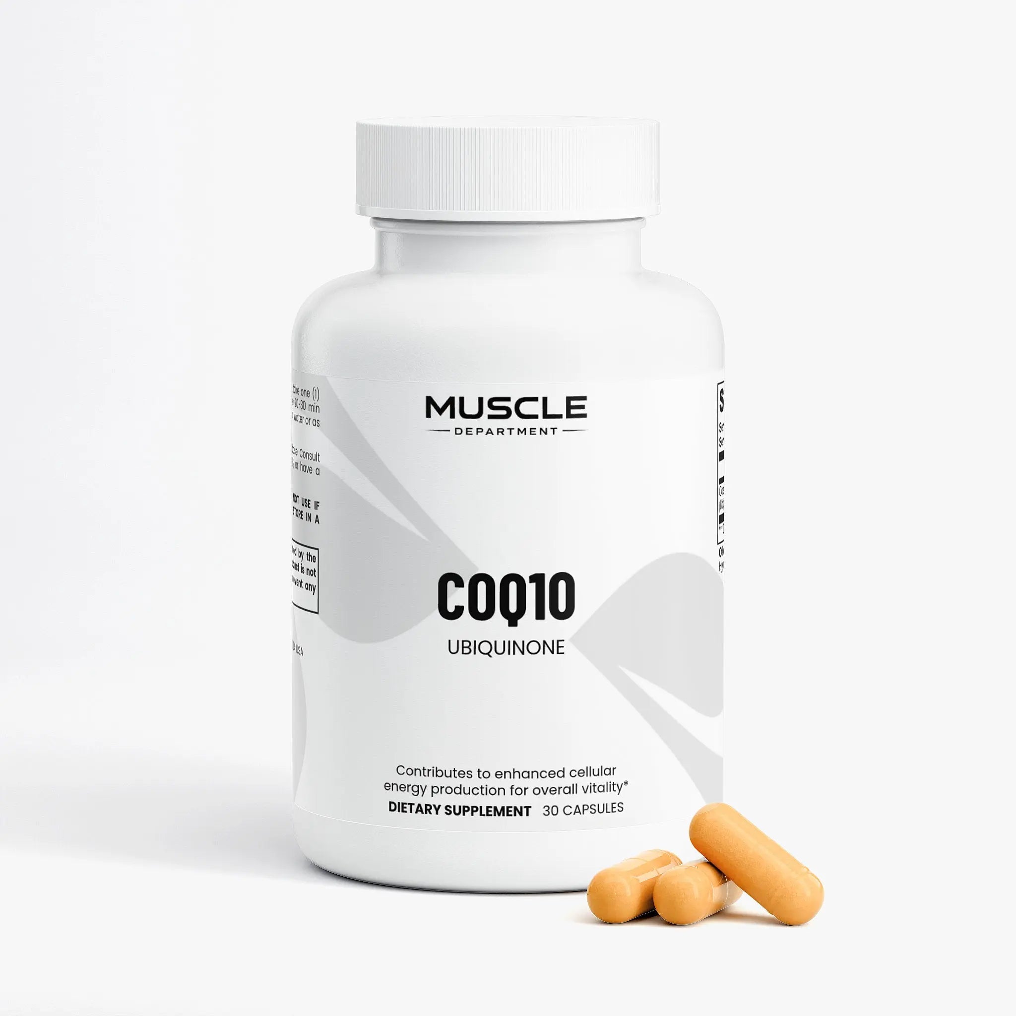 CoQ10 Capsules  Muscle Department