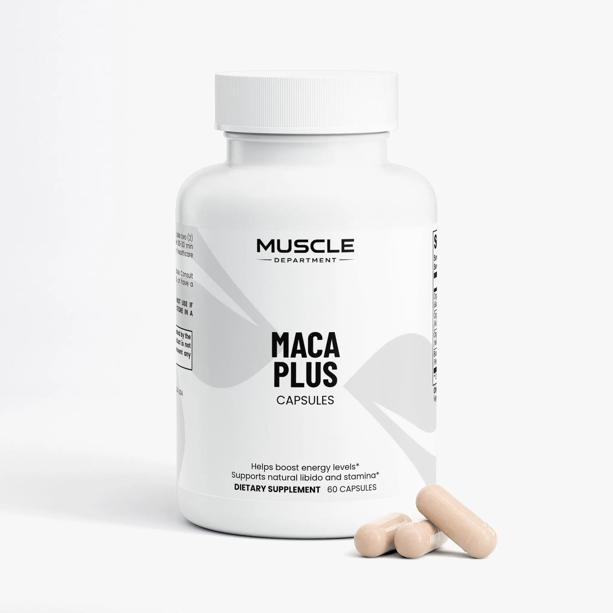 Organic Maca Root Capsules  Muscle Department