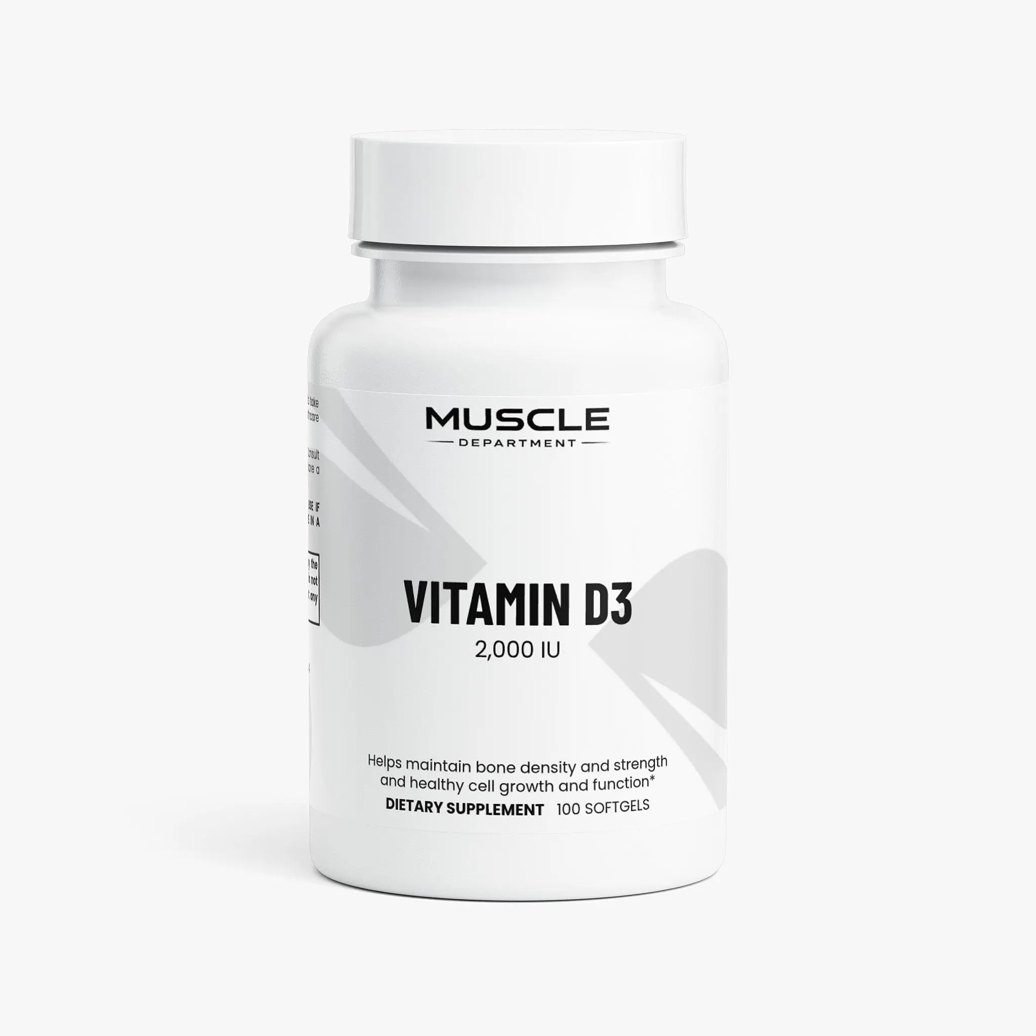 Vitamin D3 Softgels (2,000 IU)  Muscle Department