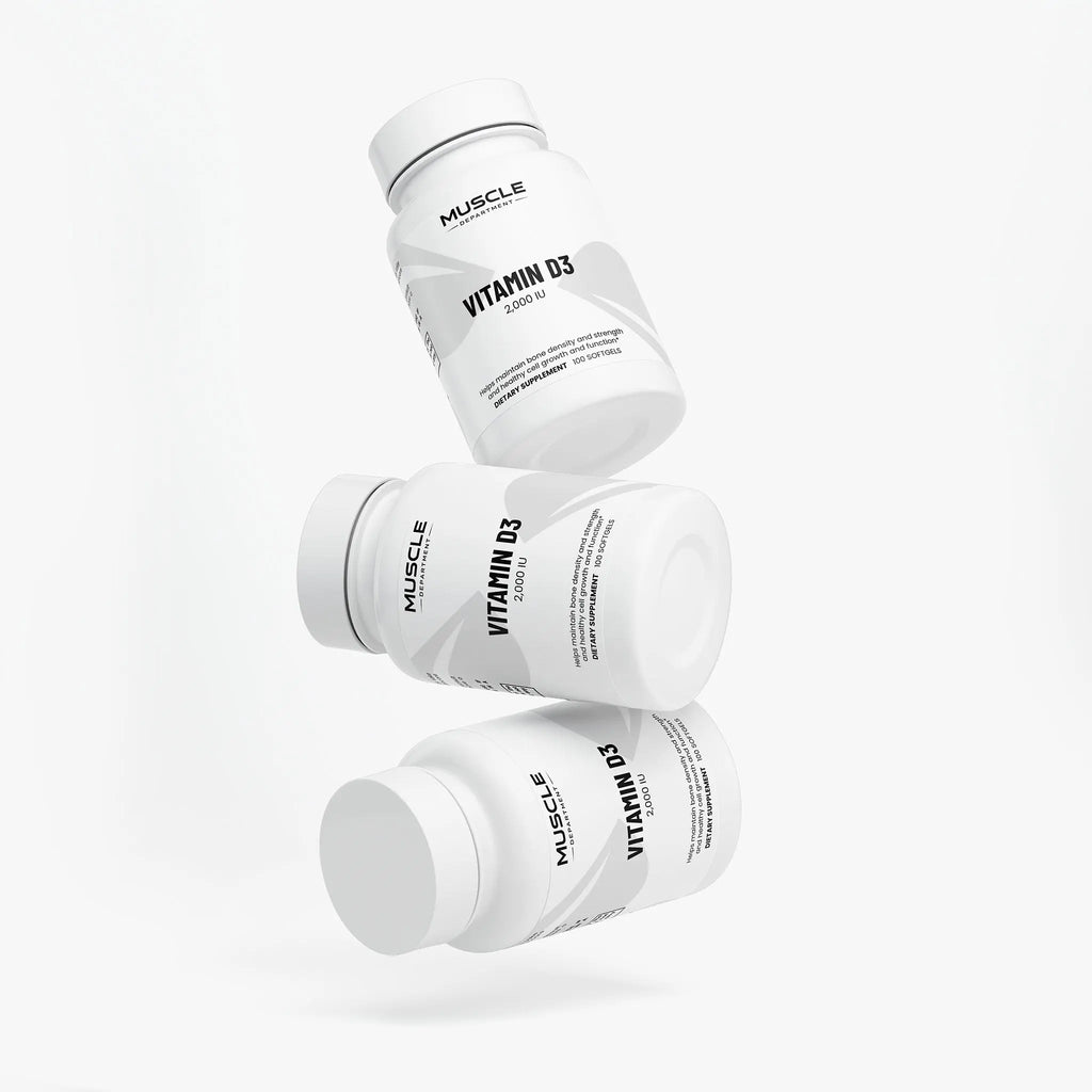 Vitamin D3 Softgels (2,000 IU)  Muscle Department