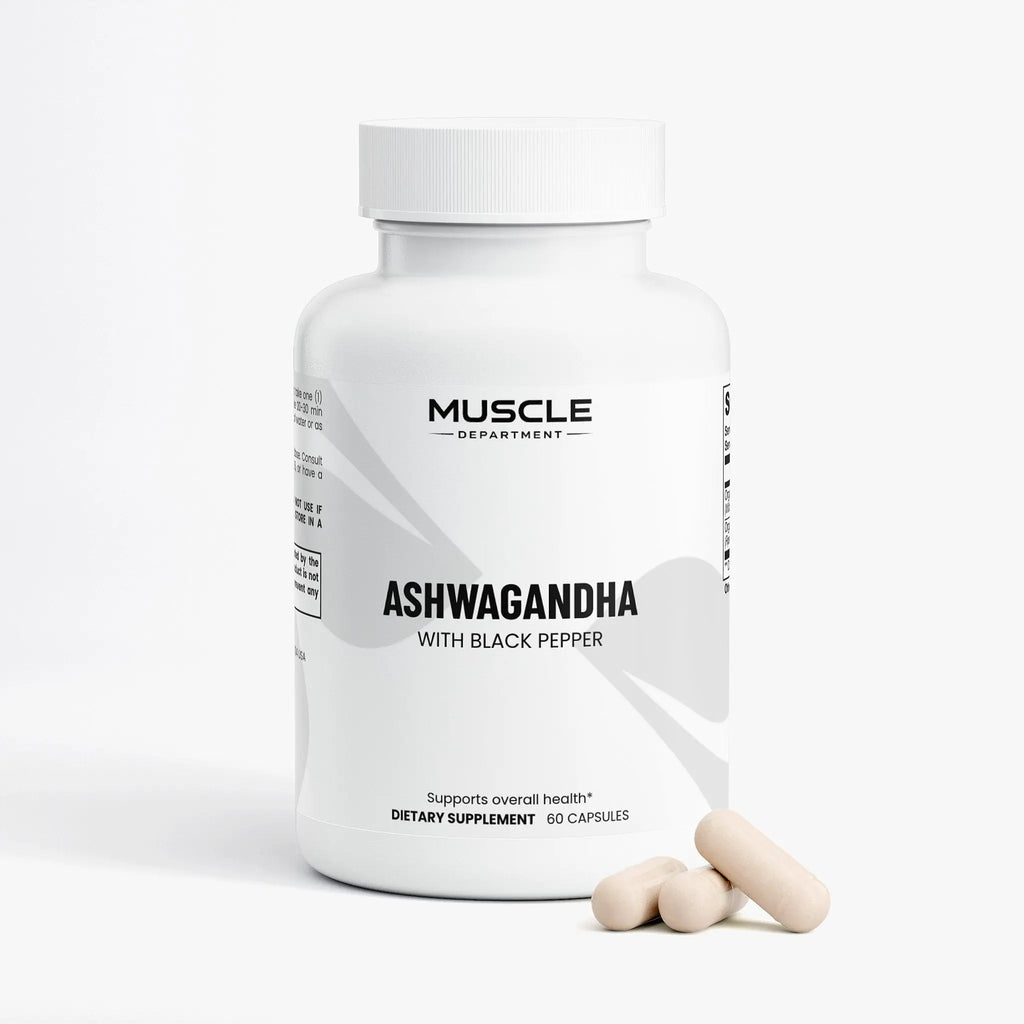 Organic Ashwagandha with Black Pepper  Muscle Department