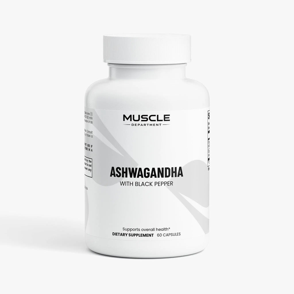 Organic Ashwagandha with Black Pepper  Muscle Department