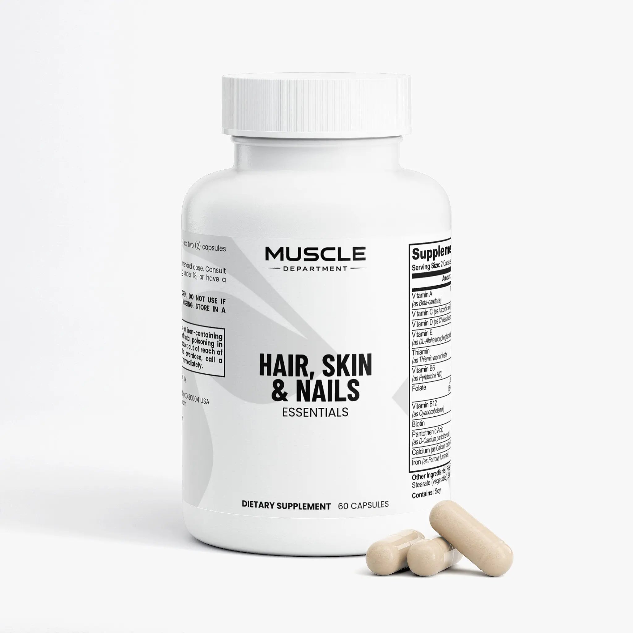 Biotin & Horsetail Botanical Blend Capsules  Muscle Department