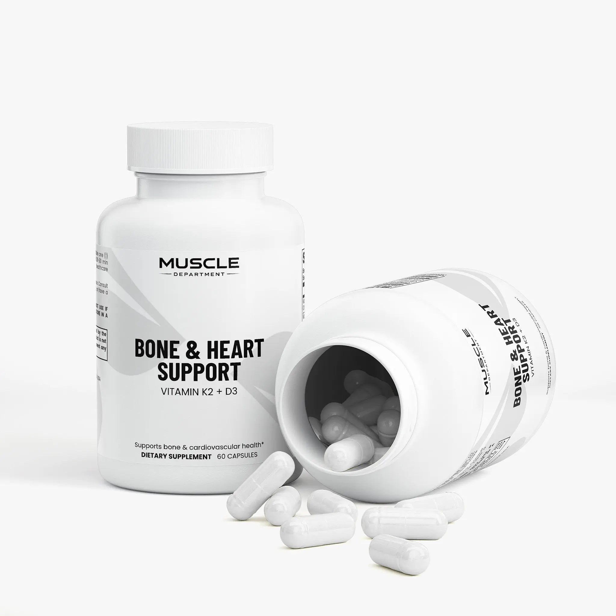 Vitamin D3 + K2 with Calcium & Bioperine  Muscle Department
