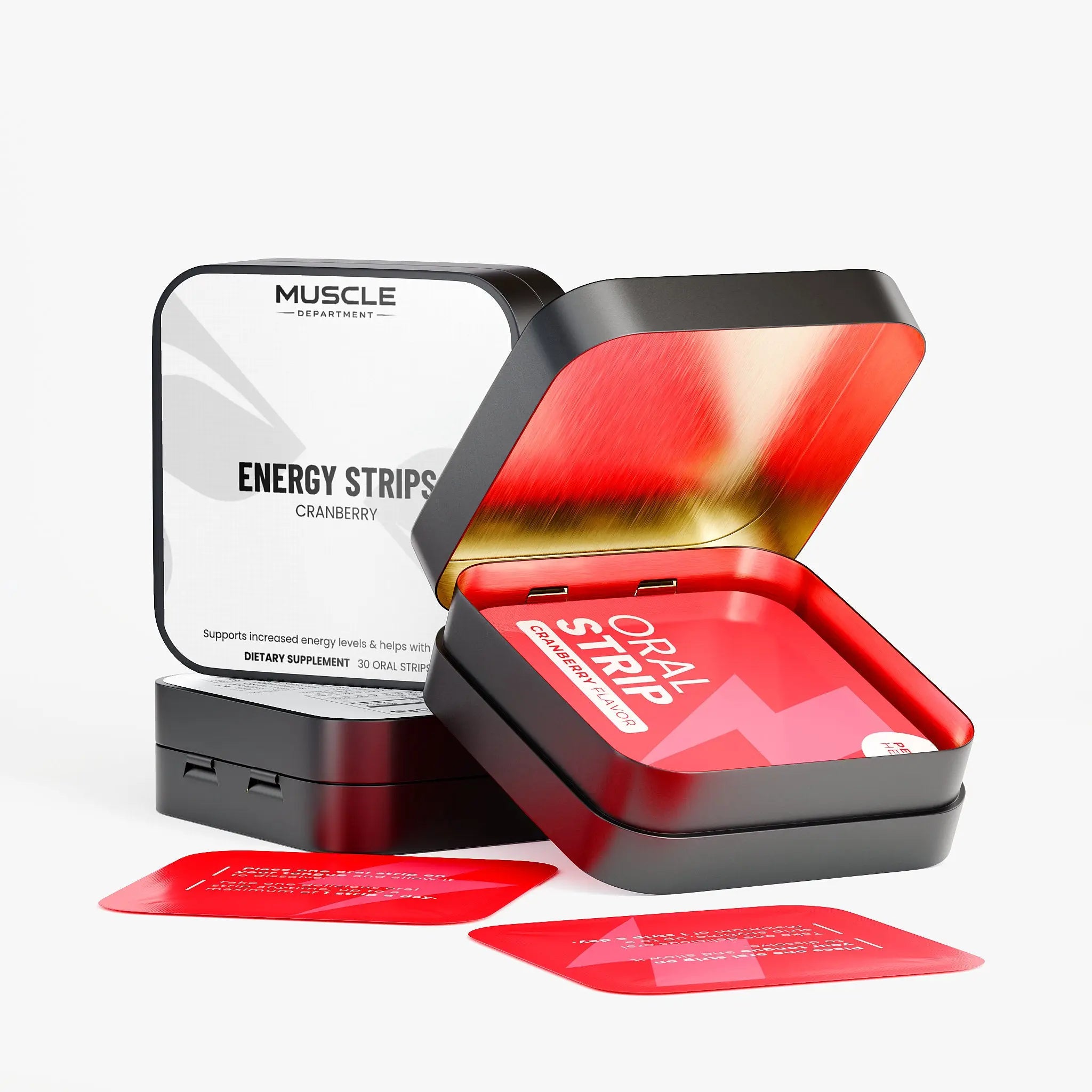 Caffeine L-Theanine & Vitamin B12 Oral Strips  Muscle Department