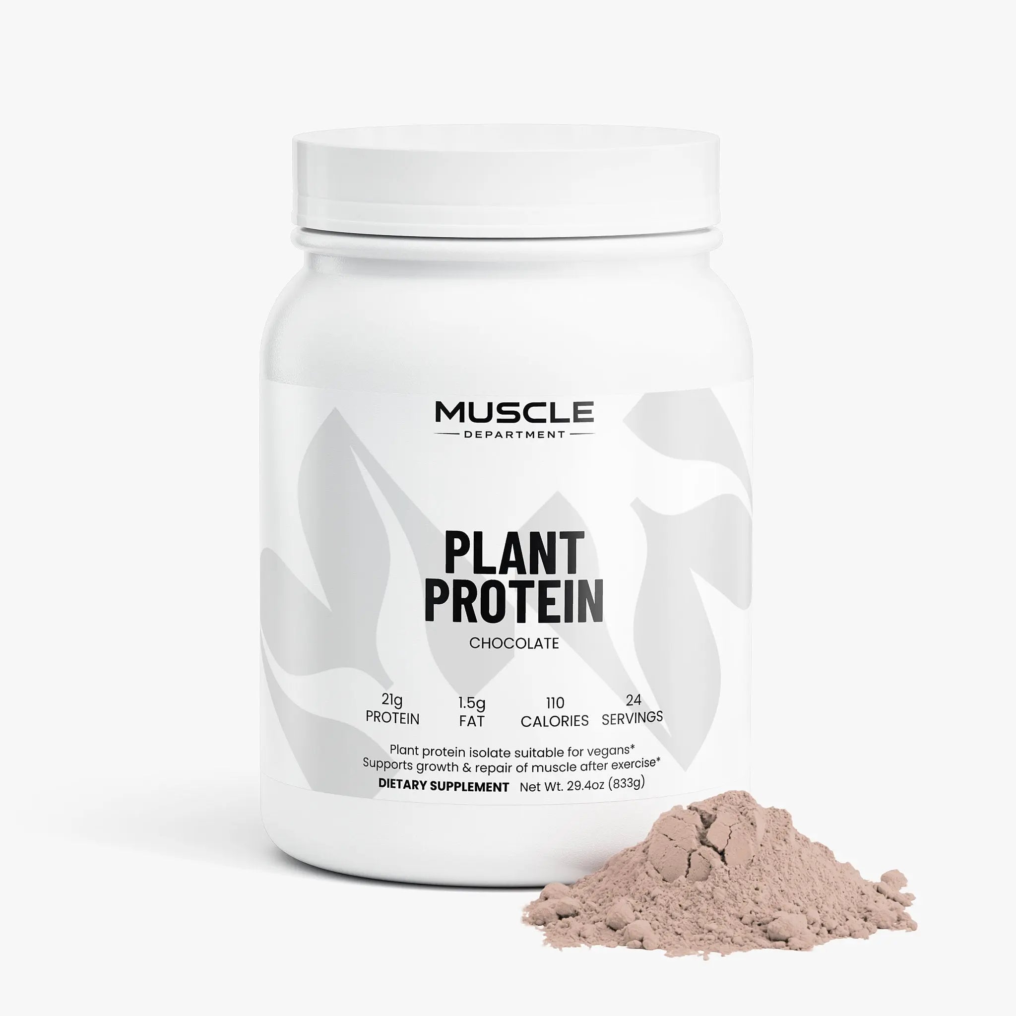 Plant-Based Protein Powder (Chocolate)  Muscle Department