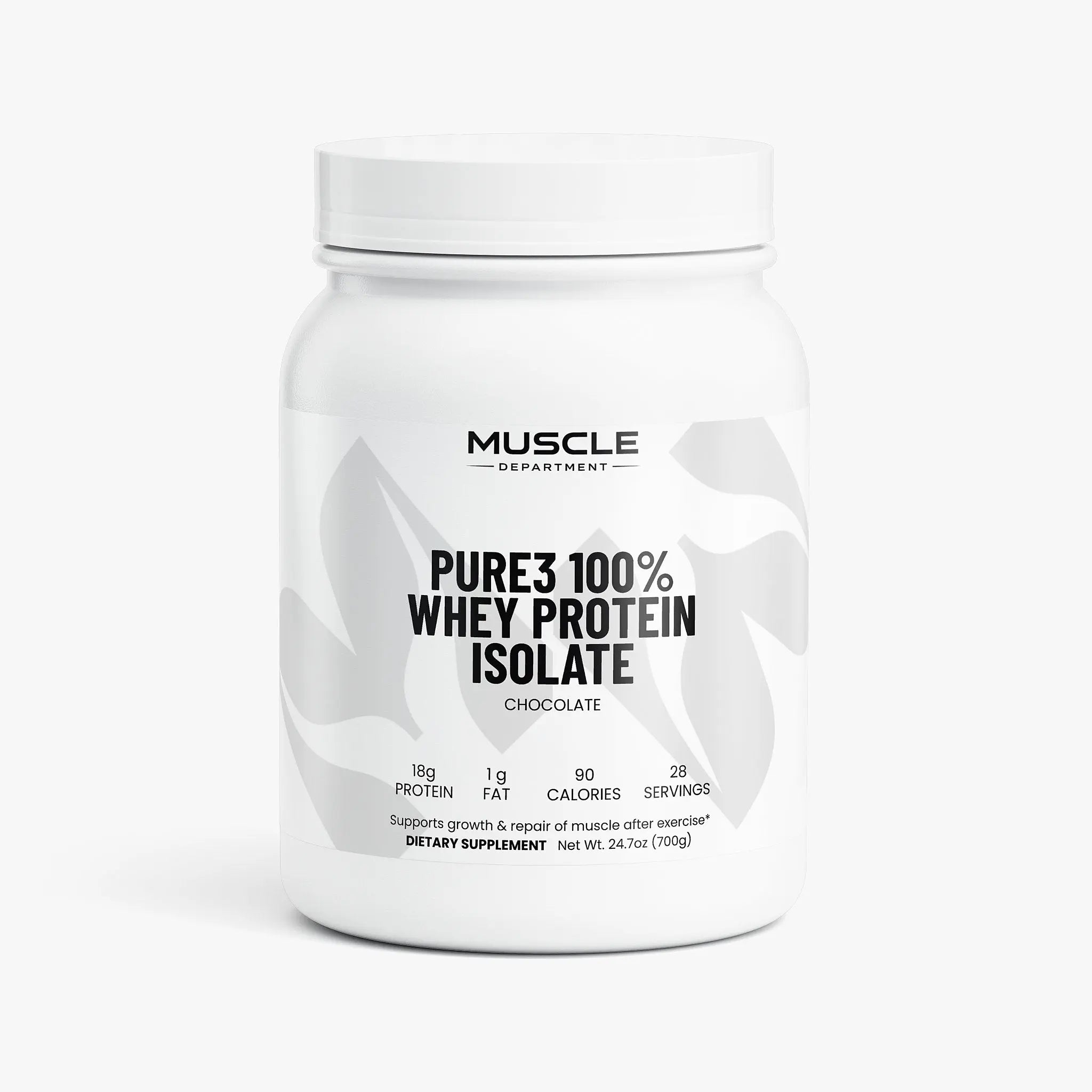 Pure3 Whey Protein Isolate (Chocolate)  Muscle Department