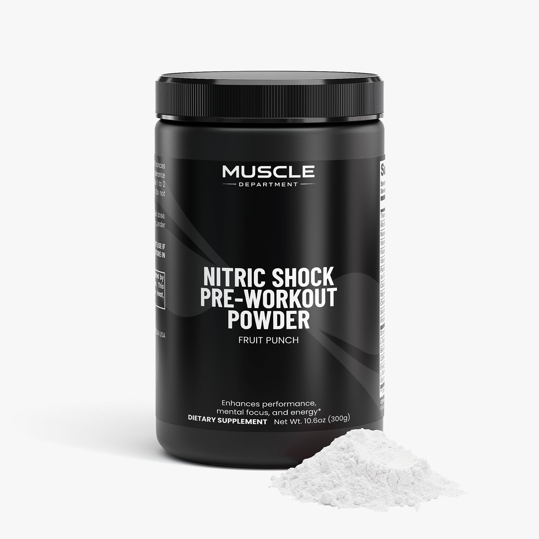 Caffeine, L-Arginine, Beta-Alanine & L-Citrulline Preworkout Powder (Fruit Punch)
