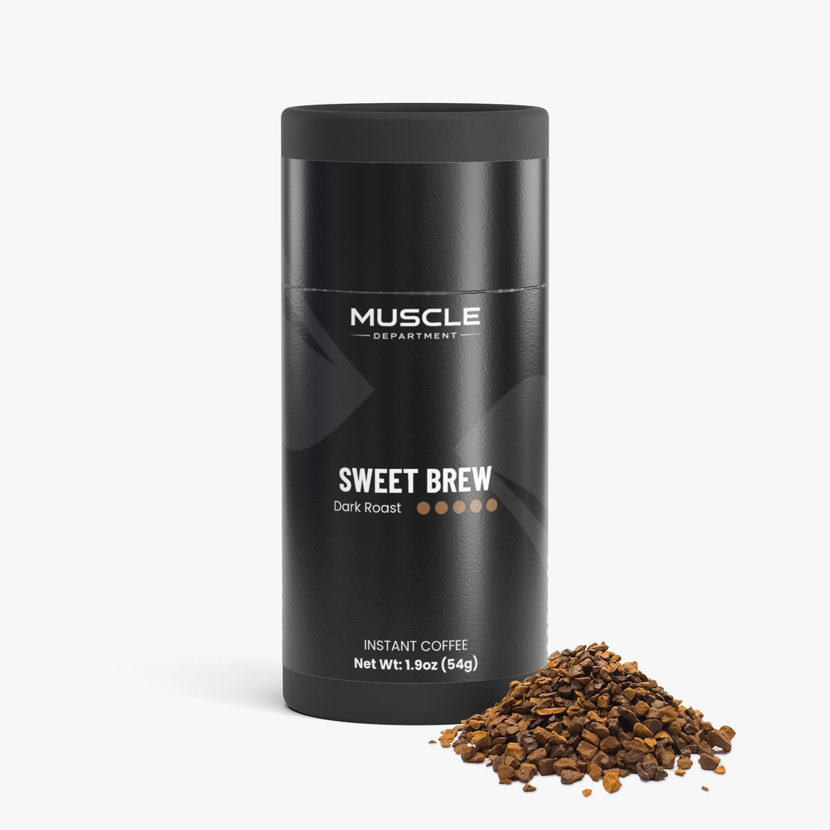 Sweet Brew Instant Dark Roast Coffee  Muscle Department