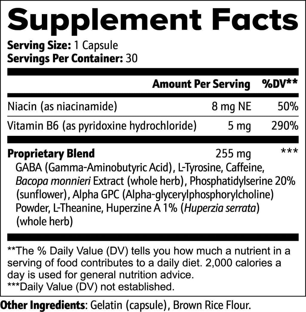 Niacin & Vitamin B6 Botanical Blend Muscle Department