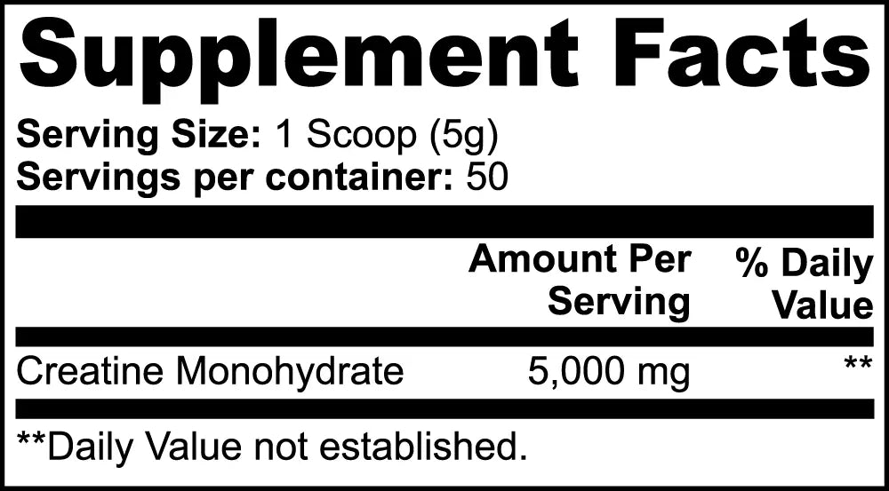 Pure Creatine Monohydrate Muscle Department